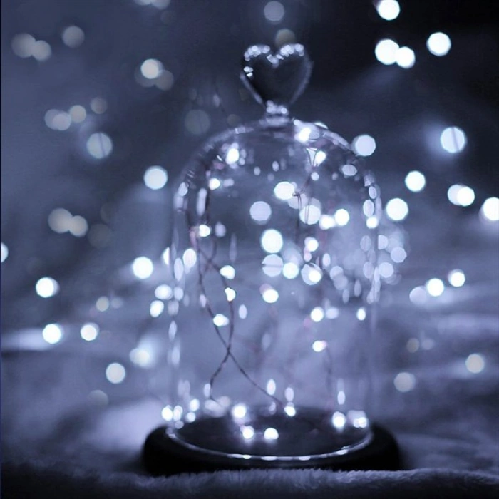 TUFEYO Pilli 5 metre Dekoratif Peri Led Beyaz Aydınlatma Süsleme Lambası