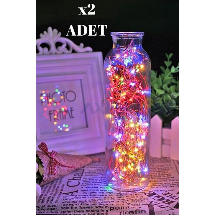 TUFEYO Pilli Dekoratif Peri Led Işık 3 Metre (RGB) Gaming Aydınlatma