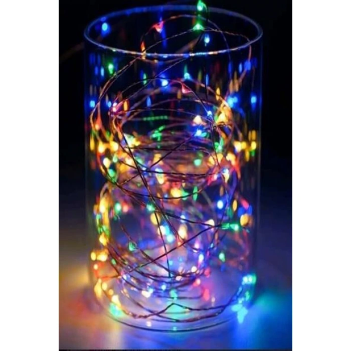 TUFEYO Pilli Dekoratif Peri Led Işık 3 Metre (RGB) Gaming Aydınlatma