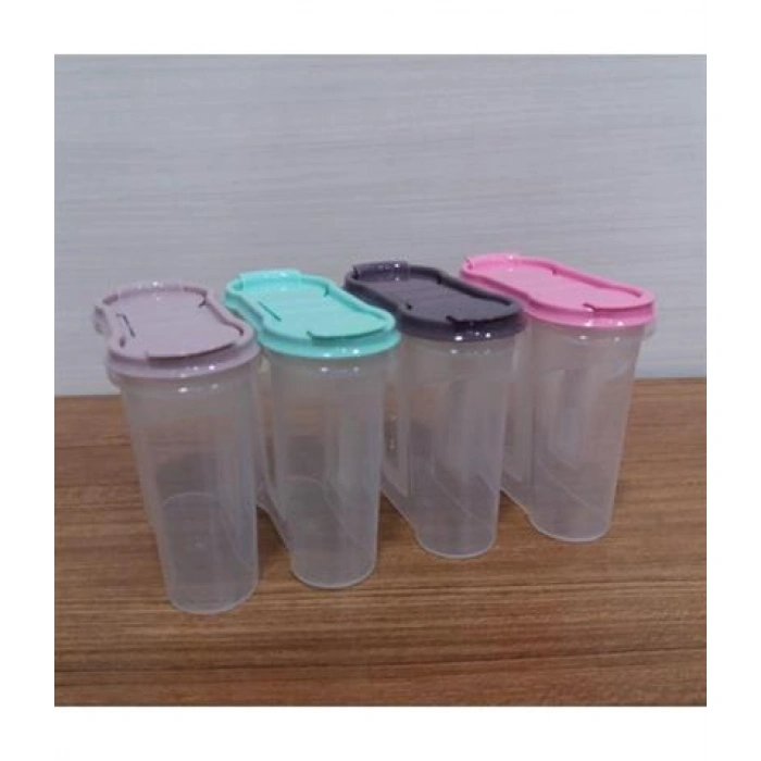 TUFEYO Plastik Kapaklı Majör Baharatlık Baharat Saklama Kutusu Kabı