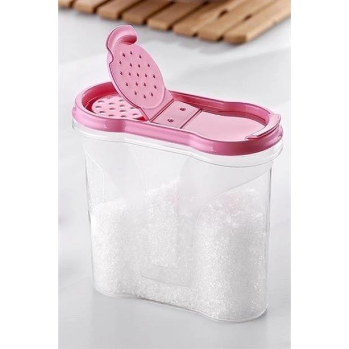 TUFEYO Plastik Kapaklı Majör Baharatlık Baharat Saklama Kutusu Kabı