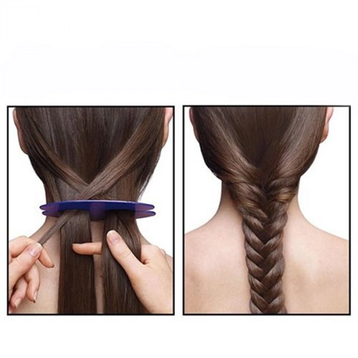 TUFEYO Pratik Balık Sırtı Yapma ve Saç Ayırma Aleti Aparatı