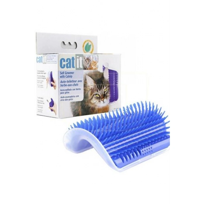 TUFEYO  Pratik Kedi Tüyü Kaşıma Ve Tarama Aparatı Duvara Monte Kaşıma Aleti