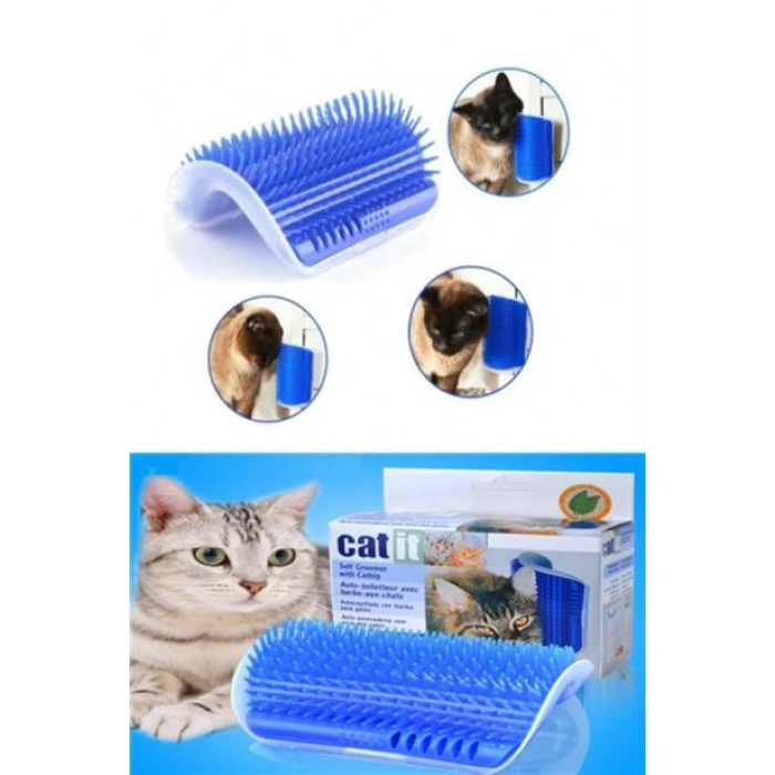 TUFEYO  Pratik Kedi Tüyü Kaşıma Ve Tarama Aparatı Duvara Monte Kaşıma Aleti