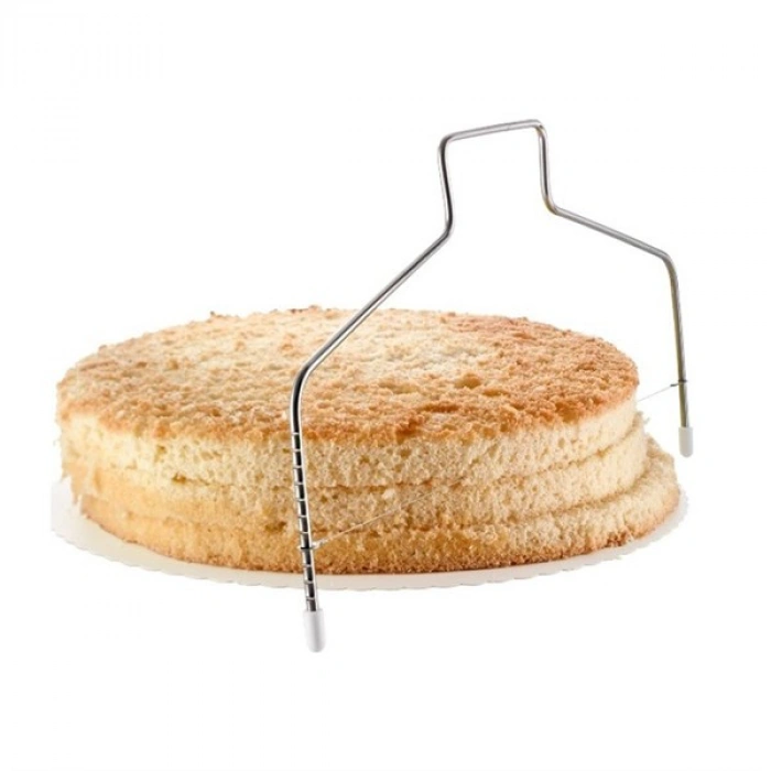 TUFEYO Pratik Kolay Pasta Kek Dilimleme Bölme Teli Kesme Aleti Aparatı