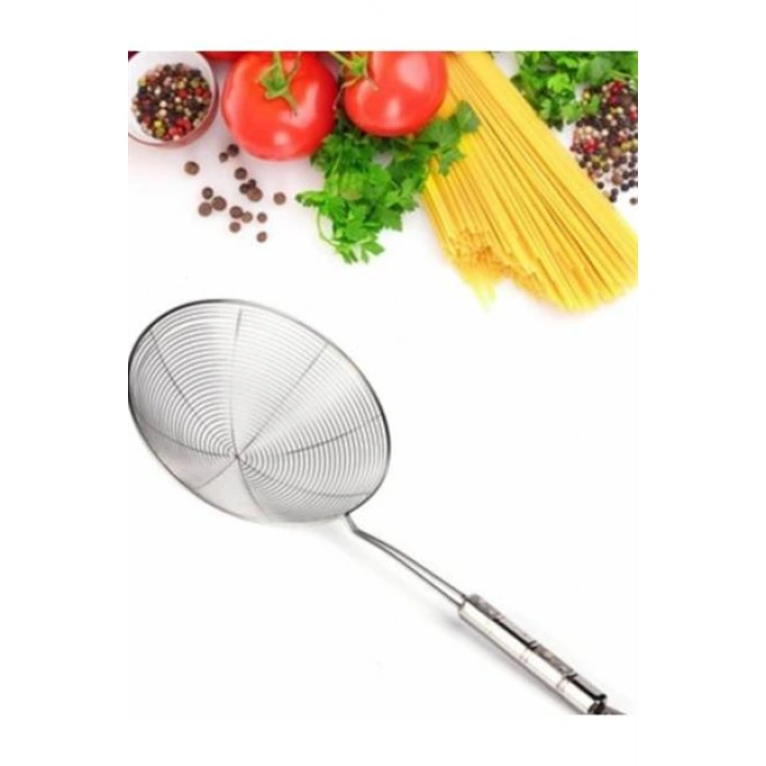 TUFEYO Pratik Kullanışlı 12 Cm Yağ Kevgiri Kızartma Haşlama Süzgeci