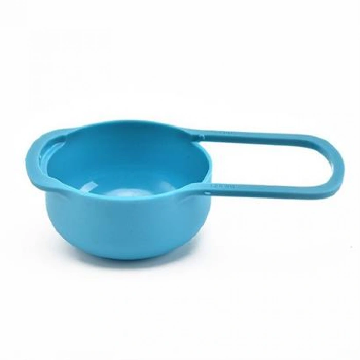 TUFEYO Pratik Ölçü Kaşığı Kabı 5li Şeker Baharat Sıvı Ölçer Aparat