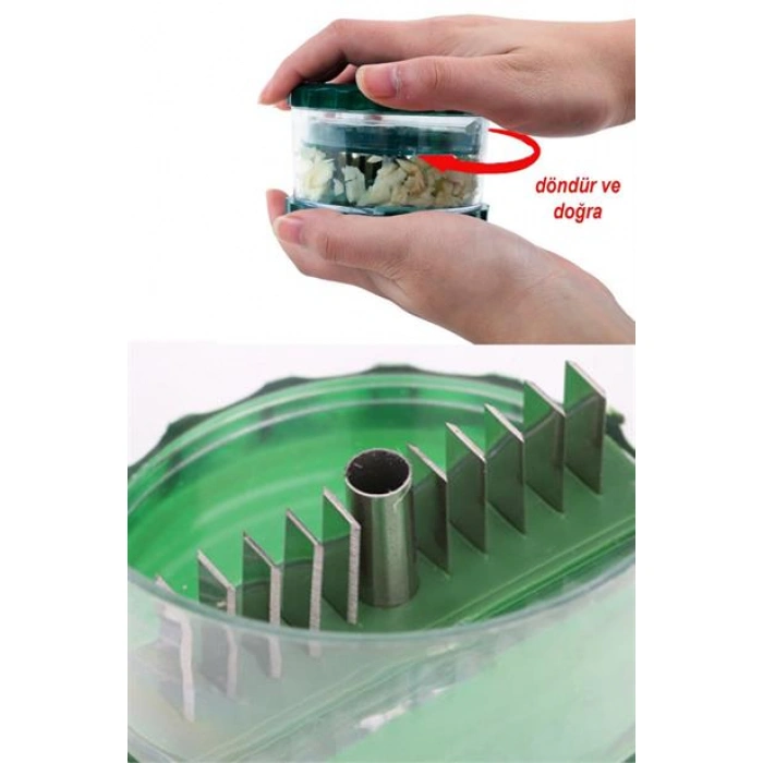 TUFEYO Pratik Sarımsak Ezme Doğrama Rendeleme  Öğütme Aleti Aparatı