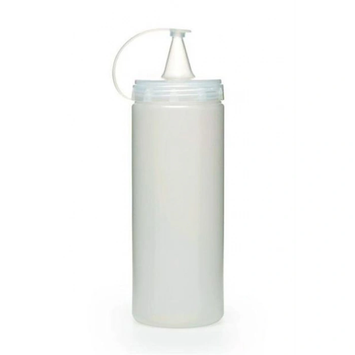 TUFEYO Şeffaf Kapaklı Sızdırmaz Yağlık Sosluk Şişesi Plastik Yağdanlık 400 ml AP-9028