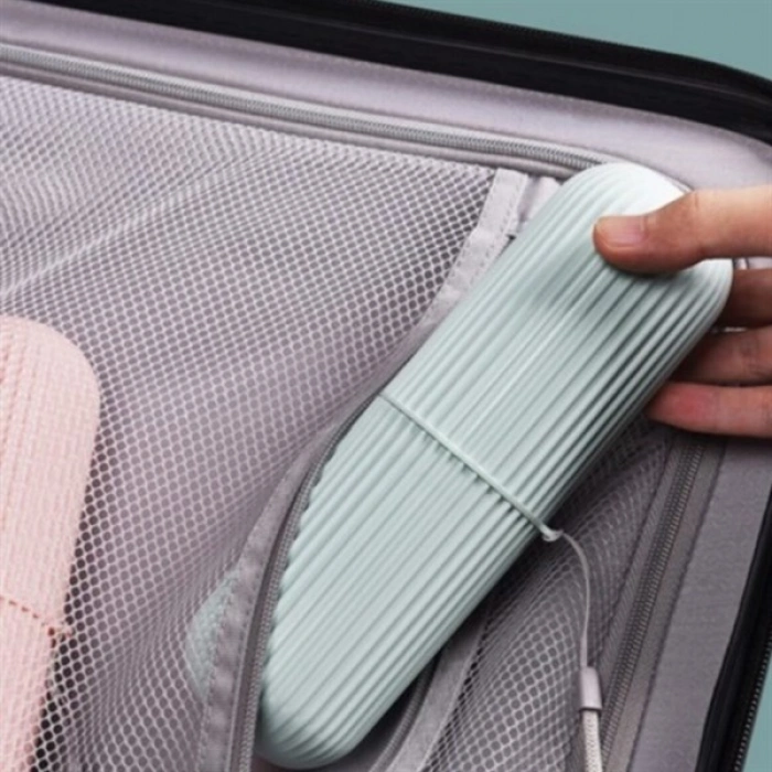 TUFEYO Seyahat Tipi Plastik Diş Fırçası Gözlük Kalem Fırça Erzak Saklama Kabı Düzenleme Kalemlik