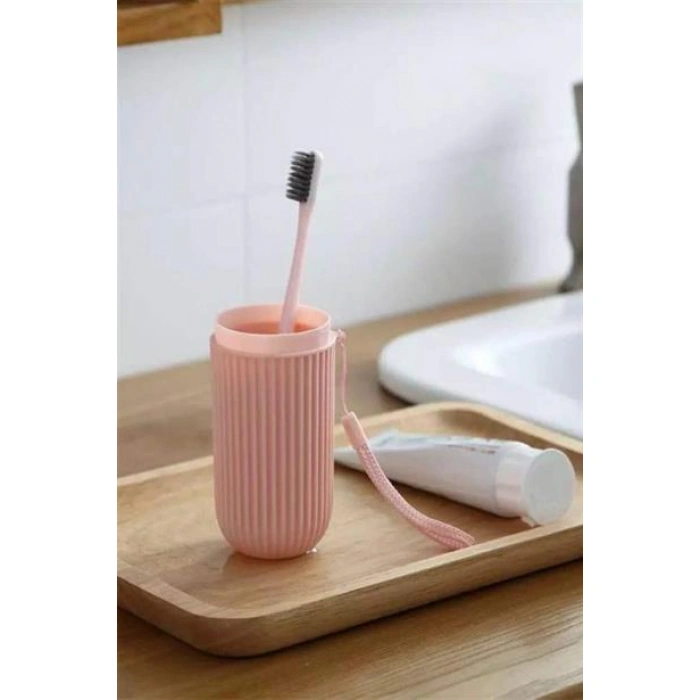 TUFEYO Seyahat Tipi Plastik Diş Fırçası Gözlük Kalem Fırça Erzak Saklama Kabı Düzenleme Kalemlik