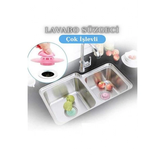 TUFEYO Silikon Malzeme Banyo Mutfak Gider Evye Lavabo İçine Çöp Tıpası Kaydırmaz Süzgeç Çeşitleri M