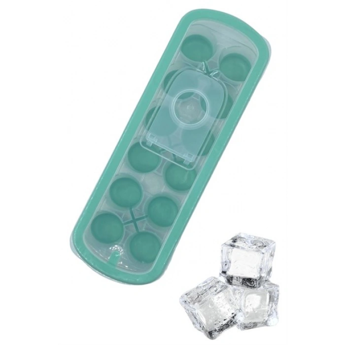 TUFEYO Silikon Tabanlı Yapışmaz Kolay Çıkabilen 12Li Buz Kalıbı