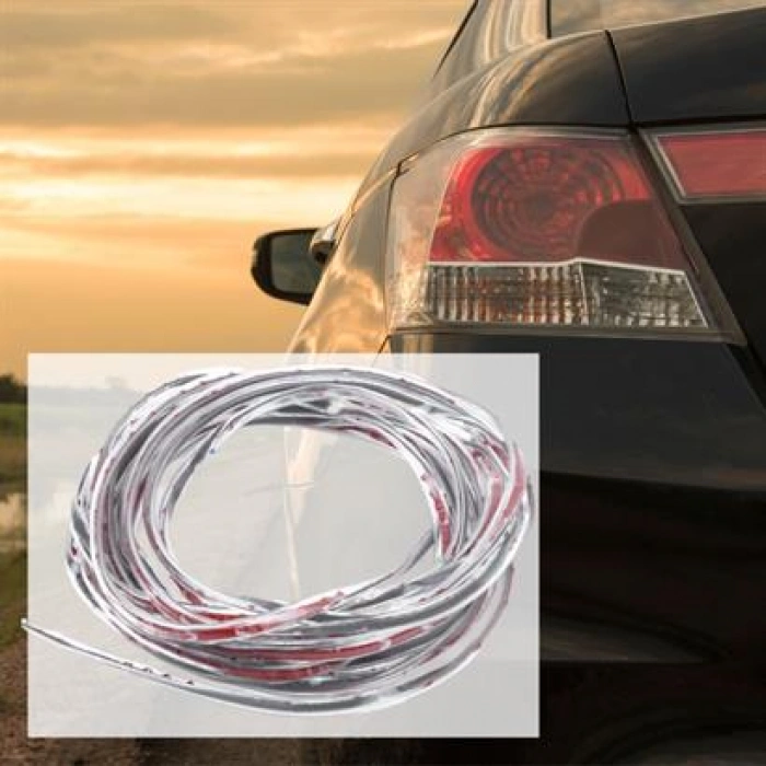 TUFEYO Silikonlu Araç Kapı Koruma Fitili Kapı Çarpma Çizik Önleyici Fitil 5 Metre 3M Bant