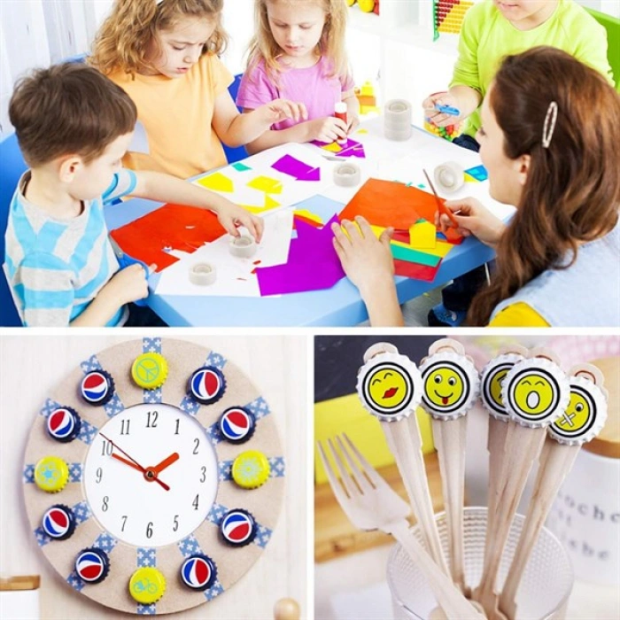 TUFEYO Sticker Damla Model Çift Taraflı Yapışkan Balon Yapıştırıcısı