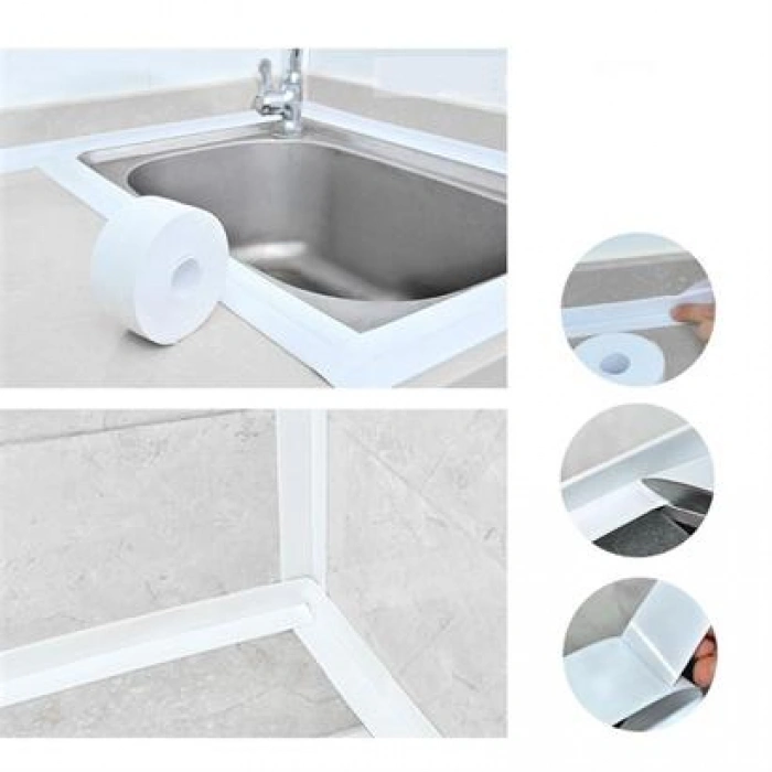 TUFEYO Su Sızdırmaz  Banyo Mutfak Lavabo Küvet İzolasyon Şerit Bant