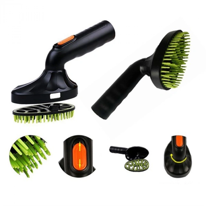 TUFEYO Süpürgeye Takılabilir Ergonomik Kedi Köpek Tüy Tarama Fırçası