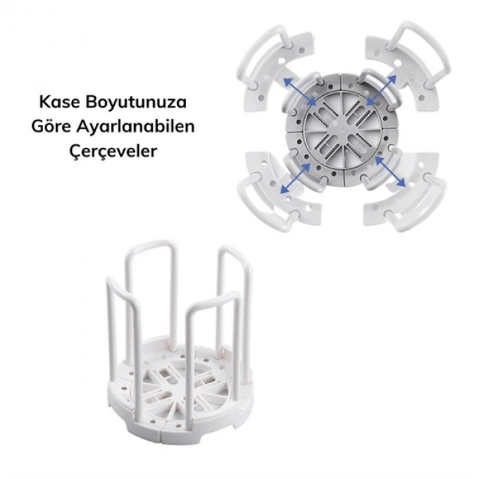 TUFEYO Tabak Bardak Kase Standı Bulaşık Kurutma Tutucu Mutfak Düzenleyici Organizatör