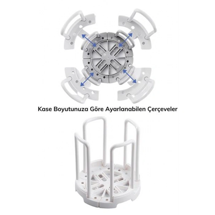 TUFEYO Tabak Bardak Kase Standı Bulaşık Kurutma Tutucu Mutfak Düzenleyici Organizatör