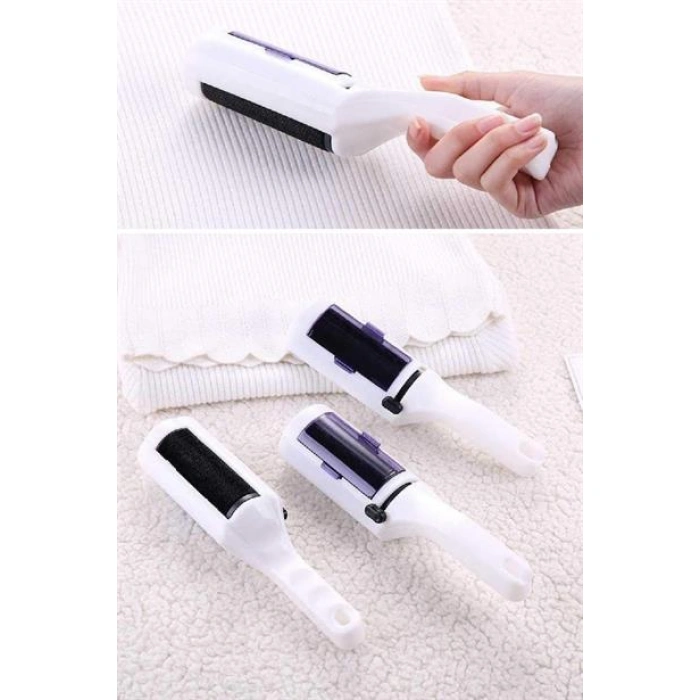 TUFEYO  Taşınabilir Elektrostatik Hazneli Rulo Şeklinde Evcil Hayvan Tüyü Saç Toplayıcısı