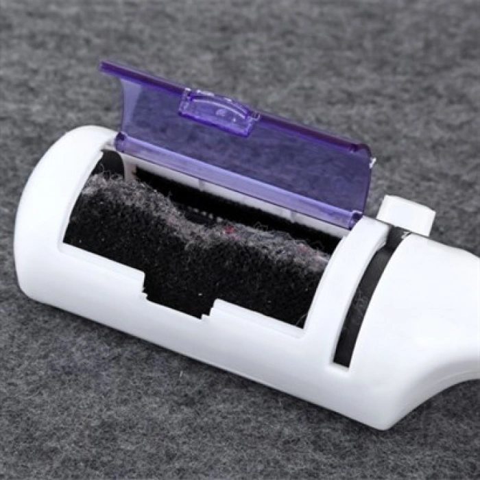 TUFEYO  Taşınabilir Elektrostatik Hazneli Rulo Şeklinde Evcil Hayvan Tüyü Saç Toplayıcısı