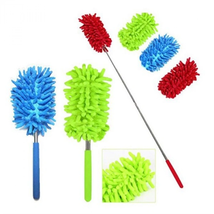 TUFEYO Teleskopik Mikrofiber Pratik Uzayabilen Toz Alma Fırçası Aparatı