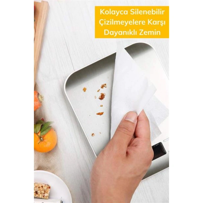 TUFEYO TF 1002 Hassas Ölçümlü  Maksimum 5 Kg Kapasiteli Led Ekran Platin Dijital Mutfak Tartısı