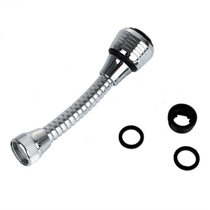 TUFEYO Turbo Flex 2 Aşamalı Plastik Esnek Musluk Başlığı Pratik Tak Kullan