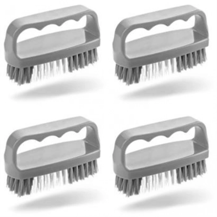 TUFEYO Tutamaçlı Plastik Pratik Tırnak ve Kıyafet Yaka Temizlik Fırçası- TP-113