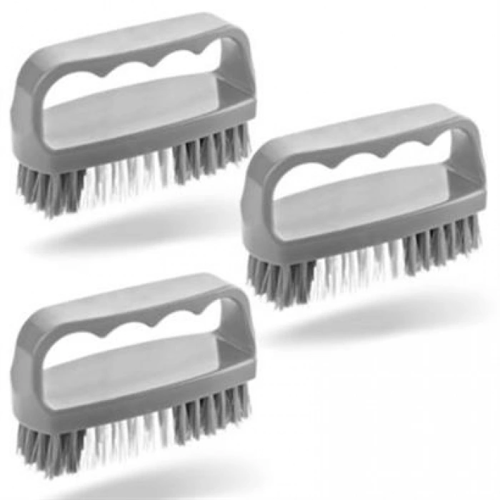 TUFEYO Tutamaçlı Plastik Pratik Tırnak ve Kıyafet Yaka Temizlik Fırçası- TP-113