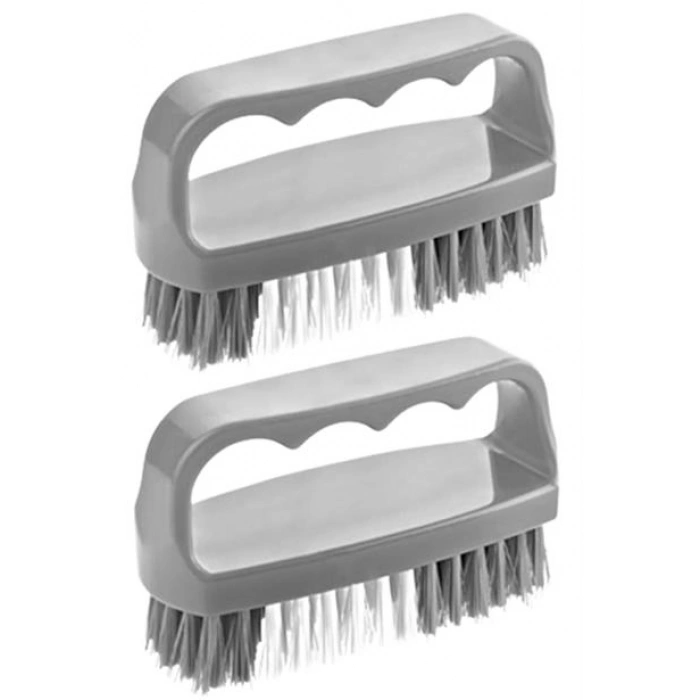 TUFEYO Tutamaçlı Plastik Pratik Tırnak ve Kıyafet Yaka Temizlik Fırçası- TP-113