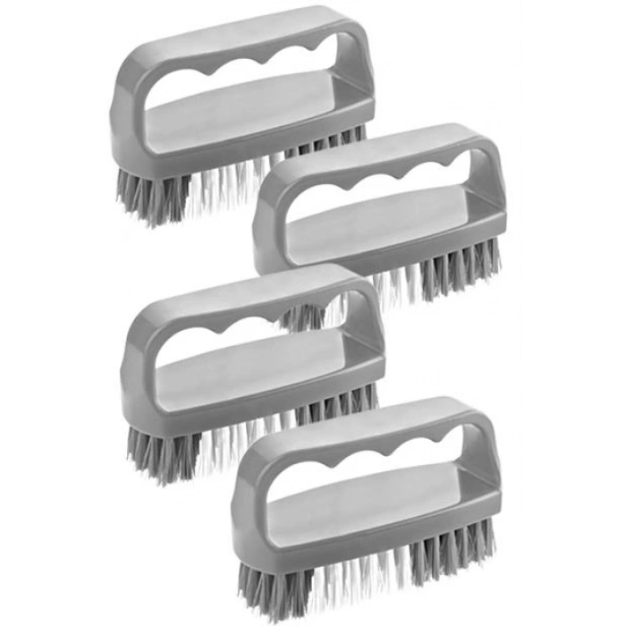 TUFEYO Tutamaçlı Plastik Pratik Tırnak ve Kıyafet Yaka Temizlik Fırçası- TP-113