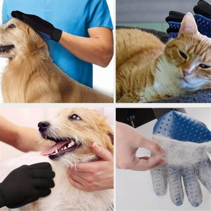 TUFEYO Tüy Toplayan Kedi Temizleme Eldiveni Tüy Toplama Eldiveni