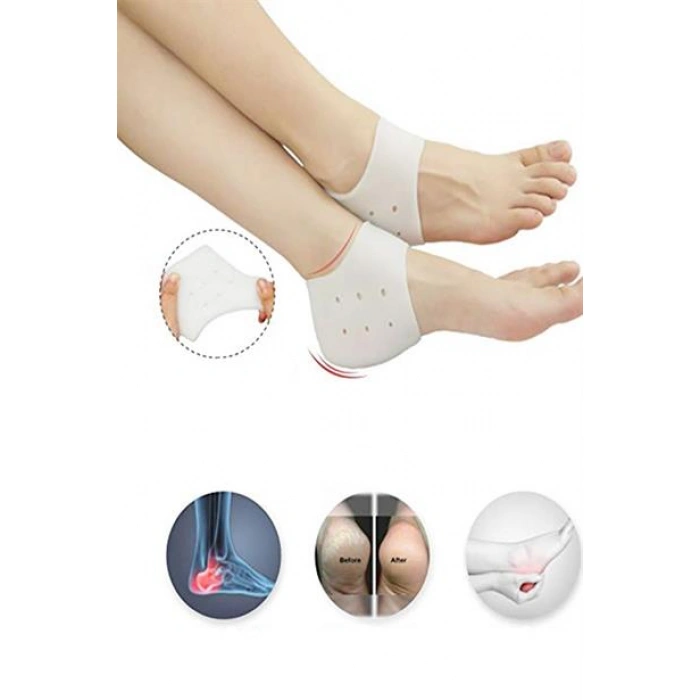 TUFEYO Unisex Görünmez Silikon Topuk Yükseltici