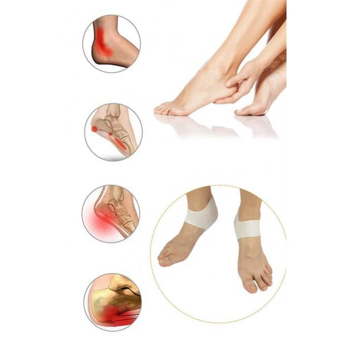 TUFEYO Unisex Görünmez Silikon Topuk Yükseltici