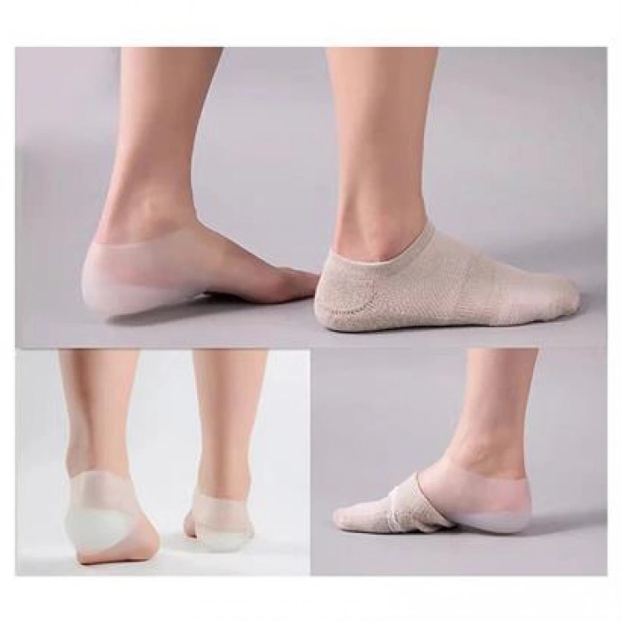 TUFEYO Unisex Görünmez Silikon Topuk Yükseltici