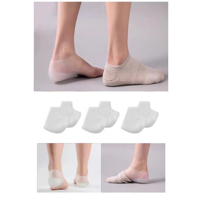 TUFEYO Unisex Görünmez Silikon Topuk Yükseltici