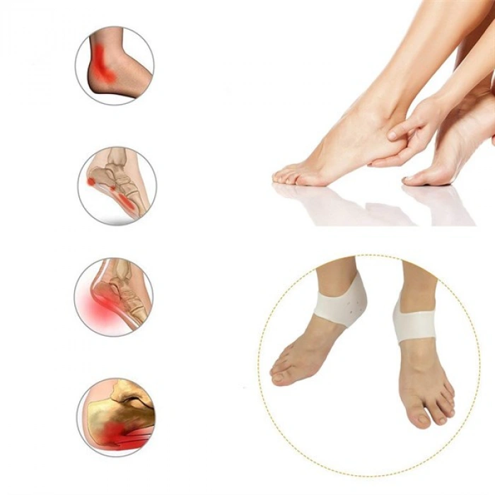 TUFEYO Unisex Görünmez Silikon Topuk Yükseltici