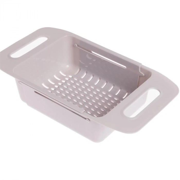 TUFEYO Uzayıp Kısalabilen Ayarlanabilir Plastik Lavabo Mutfak Süzgeci