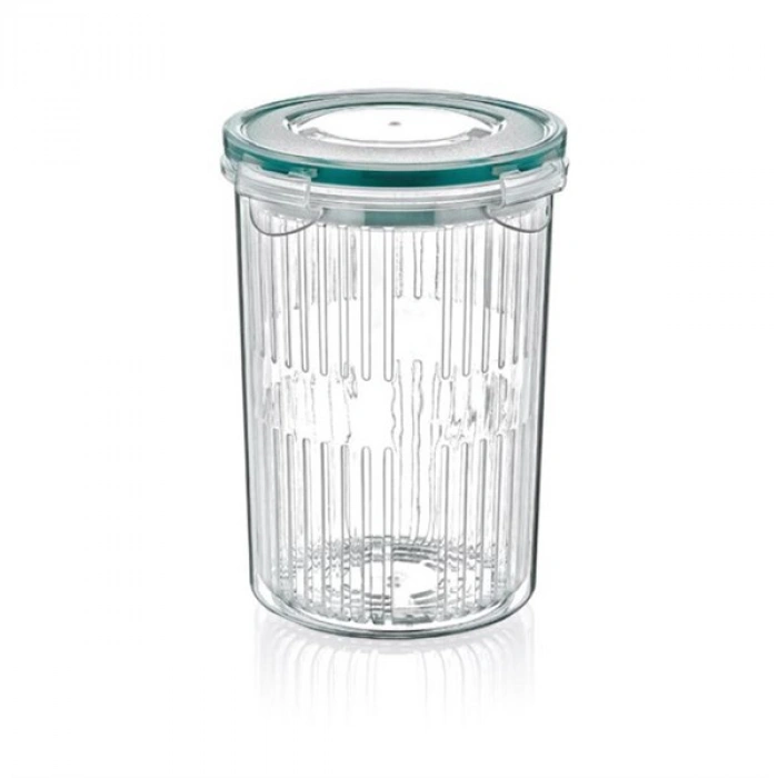 TUFEYO Zeytin Turşu Sebze Yıkama Kutusu Klipsli Kapaklı Saklama Kabı