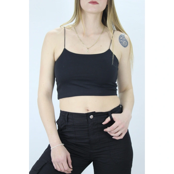 İp Askılı Atlet - Lks0202Siyah