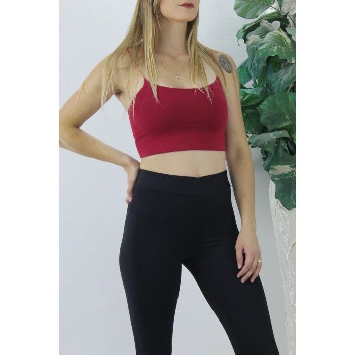 İp Askılı Atlet - Lks0303Bordo