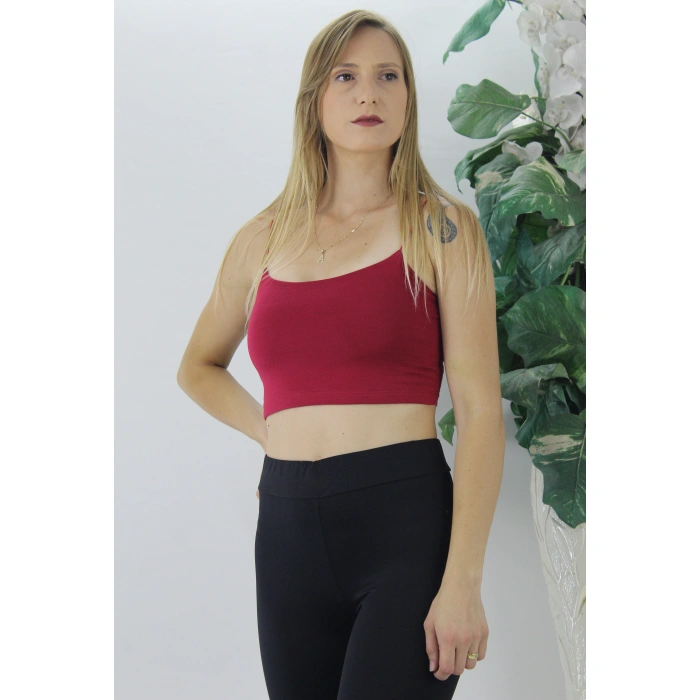 İp Askılı Atlet - Lks0303Bordo