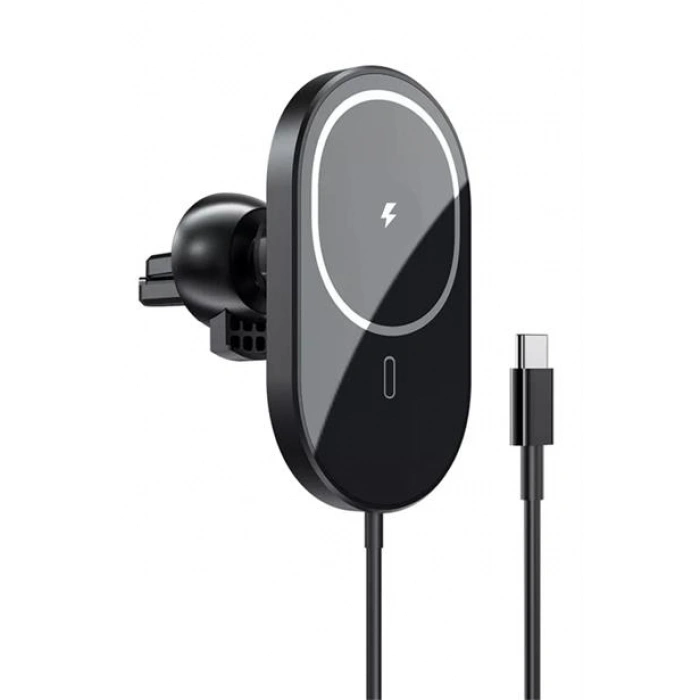 Buffer® 15w Mıknatıslı Takılabilen Hızlı Şarj Tüm Cihaz Ve Araçlara Uyumlu Araç İçi Şarj Cihazı