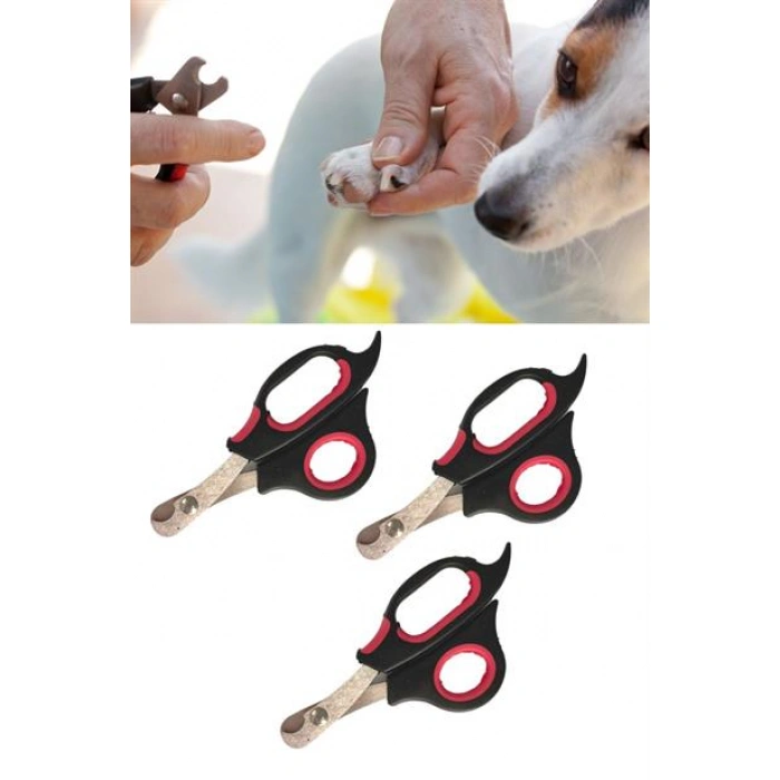 Buffer Büyük Irk Köpek Kedi Çelik Uçlu Evcil Hayvan Tırnak Makası Pati Bakım Aleti Ergonomik Kaymaz