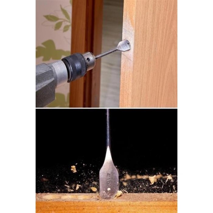 TUFEYO 6 Parça Tahta Ahşap Oyma Yaprak Matkap Ucu Seti