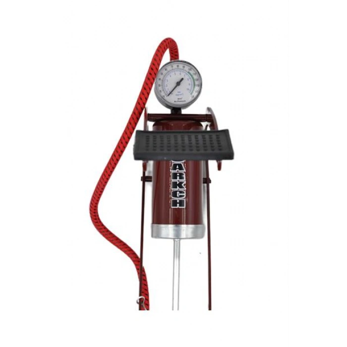 TUFEYO Basınç Göstergeli Ayak Pompası Araba Bisiklet Motor Lastik Pompası