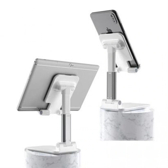 TUFEYO Pembe Aynalı Cep Telefonu Sabitleyici Stand Katlanabilir Ayarlanabilir Telefon Standı