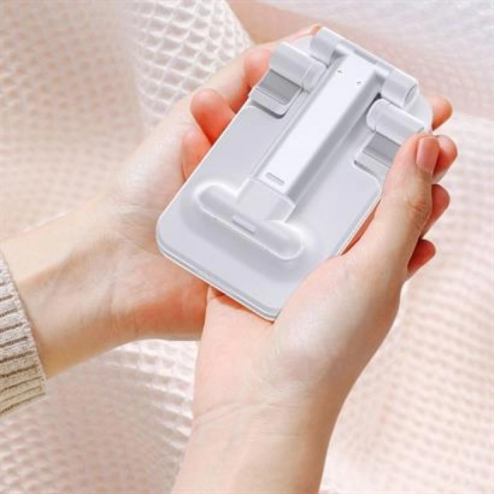 TUFEYO Pembe Aynalı Cep Telefonu Sabitleyici Stand Katlanabilir Ayarlanabilir Telefon Standı