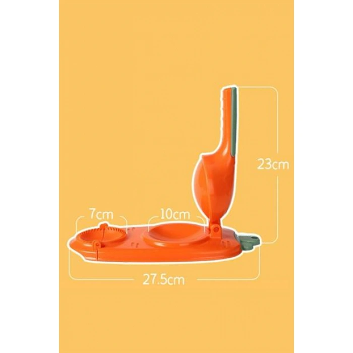 TUFEYO Havuç Tasarımlı Şık  Pratik  Börek Mantı Hamuru Presleme  Börek Yapma Kalıbı